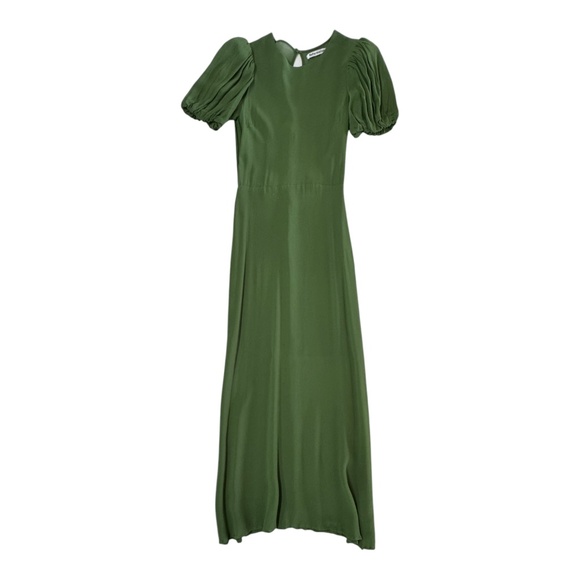 Reformation Dresses & Skirts - REFORMATION - SANDY BETH DRESS - CREPE FABRIC - MOSS GREEN - 6